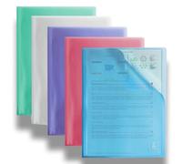 Protège-documents 2ND LIFE OXFORD polypropylène A4 20 pochettes - 40 vues couleurs assortis