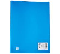 OXFORD Protège-Documents Initial A4 80 vues / 40 Pochettes Couverture Polypro Bleu