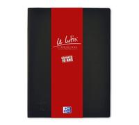 Protège-documents Oxford Le Lutin PVC A4 noir - 80 pochettes - 160 vues