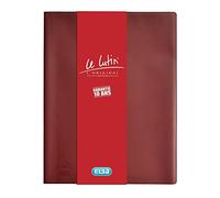 OXFORD Protège-Documents Le Lutin® L'Original A4 40 vues / 20 pochettes Couverture PVC ROUGE CERISE
