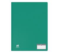 OXFORD Protège-Documents Memphis A4 40 vues / 20 pochettes Couverture Polypro Vert