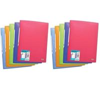 OXFORD Protège-Documents Stand'Up A4 100 vues / 50 Pochettes Couverture Polypro Translucide Coloris Assortis (Lot de 2)