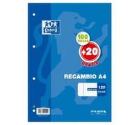 Oxford Rechange A4-100+20feuilles 90gr Quadrillage G