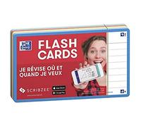 OXFORD Revision 2.0 Lot de 80 Fiches bristol format A5 Couleurs Assorties