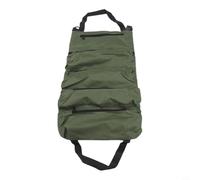 Oxford Sac à outils : pochette de rangement pliable et robuste pour matériel de camping, entretien d'électricien, kit d'outils de charpentier, organisateur de coffre de voiture et (vert)