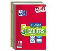Oxford Cahier agrafé 400019496 A4 96 pages 90 g Lot de 5