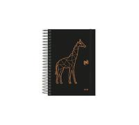 Oxford So Chic Agenda 2023/2024 1 jour par page, couverture extra rigide, 12 x 18 cm, espagnol, motif girafe