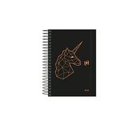 Oxford So Chic Agenda 2023/2024 1 jour par page, couverture extra rigide, 12 x 18 cm, espagnol, motif licorne
