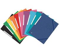 25x OXFORD 400124547 Chemise à rabats TOPFILE+ A4 Étiquette de dos Carton assorti
