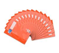 Oxford Touch 400104444 Lot de 15 cahiers lignés 16 pages Rouge corail Format A4