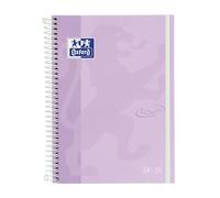 Oxford Touch Agenda semainier 2024/2025 Format A5 (15 x 21 cm) Couverture extra rigide Espagnol Mauve