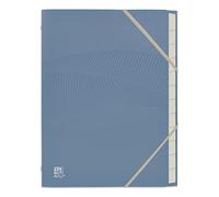 OXFORD Trieur Standard 12 Compartiments A4 Osmose Recyc+ Couverture Polypro Recy oloris Assortis