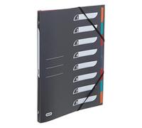 OXFORD Trieur Standard 8 Compartiments A4 Couverture Polypro Coloris Assortis