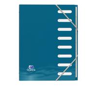 Trieur plastique Oxford Oceanis 8 divisions couleurs assorties