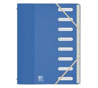 OXFORD Trieur Standard School Life Recyc+ A4 8 Positions Couverture Polypro Recy oloris Assortis