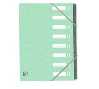 OXFORD Trieur TopFile+ A4 8 Positions Couverture Carte Coloris Assortis Pastel