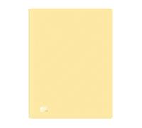 Oxford Urban, Classeur à pochettes plastique A4, 40 pochettes transparentes, couleur jaune pastel