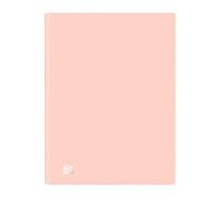 Oxford Urban, Classeur à pochettes plastique A4, 40 pochettes transparentes, couleur rose pastel