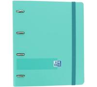 Oxford &you 4 ring binder europeanbinder polyfoam w/ refill 100h 5x5 a4+ ice mint