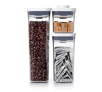 OXO 11236000 Good Grips Lot de 10 conteneurs POP 3 Piece Countertop Set transparent