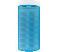 OXO 1132080 Plateau à Glaçons | Forme 14 glaçons aux bords arrondis faciles à démouler, bac rigide et couvercle en silicone pour empiler et ranger incliné