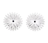 OXO 1256500 Recharge à Poils pour Brosse Rond Blanc | Poils en nylon solides pour les salissures tenaces, Sûr pour les ustensiles de cuisine antiadhésifs