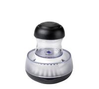 OXO Brosse vaisselle ronde distributrice de savon avec support