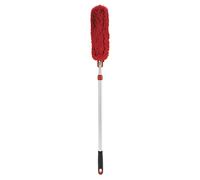 OXO 1334580 Balai Microfibre Anti-Poussière | S’étend jusqu’à 137 cm, tête rotative verrouillable, large housse lavable qui retient la poussière sans spray