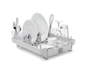 OXO 1473480 Egouttoir Rétractable Plastique Blanc