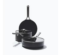 OXO Ceramic Professional set de démarrage 5 pièces antiadhésives | revêtement céramique renforcé diamant sans PFAS, compatibles induction, couvercles en verre, four 200 °C, lave-vaisselle