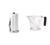 OXO Dérouleur essuie-Tout Vertical, Plastique, Gris, Taille Unique & Good Grips - Pichet mesureur - Verre doseur pour la Cuisine - Grande Taille - 1 L