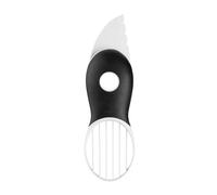 OXO Good Grips - Coupe-avocat 3 en 1 - Coupe-avocat avec lame à dénoyauter et trancheuse - Blanc