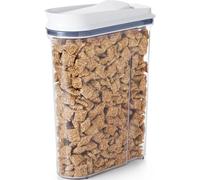 OXO Good Grips Boîte à céréales POP - Distributeur de céréales à joint hermétique - Rangement pour la cuisine - Blanc/Transparent, Grand format 4,2 L