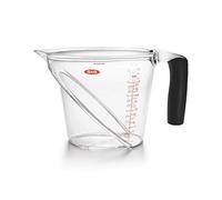 OXO Good Grips Pichet Mesureur Incliné, 1 L | Lecture par le dessus, surface inclinée, poignée souple antidérapante, graduations lisibles