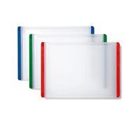 OXO Good Grips Set de 3 Planches à Découper | Planches à code couleur, surface non poreuse, récupérateur de jus, pieds antidérapants, lave-vaisselle