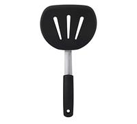 OXO Good Grips - Spatule à crêpes flexible en silicone - Spatule de cuisine pour crêpes et pancakes silicone - Silicone, Acier inoxydable, Noir, 30 cm