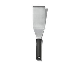 OXO Good Grips Spatule professionnelle | Tête flexible en acier inoxydable, format long et large pour soulever et retourner, 3 bords biseautés, lave-vaisselle