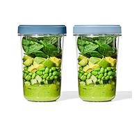 OXO Good Grips Twist & Stack Lot de 2 récipients 1,2 l