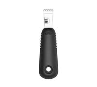 OXO Good Grips - Zesteur canneleur - Zesteur d'agrumes en inox - Noir