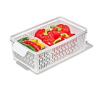 OXO Poubelle de taille moyenne, 35,1 x 18,8 x 11,9 cm, blanc