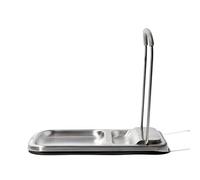 OXO Repose cuillère avec support de couvercle en acier inoxydable 13311700