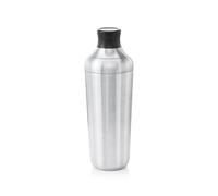 OXO Steel Shaker à Cocktail Paroi Simple | Joints silicone anti-fuites, filtre intégré, bouchon doseur gradué en mL, ouverture facile