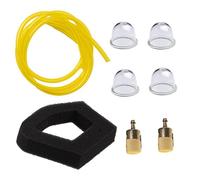 OxoxO Filtre à air Filtre à Carburant 2 Pieds Tuyau de Carburant Primer Bulb Gx22 GX25 Gx31 GX35 Hlt422 Ult425 Umk431 Umk435 Hhb25 Hhh25 Hht31s Hht35s WX10 FG110 faciles à 17672-z0h-003