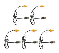 Oxxggkao Ampoule LED à effet de flamme alimentée par USB 5 V, ampoule décorative pour fête romantique à la maison et décoration de vacances, ampoules à flamme de bougie