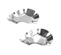 Oxxggkao Bols à tremper antirouille en acier inoxydable pour apéritif, plats à huîtres, ustensiles de cuisine pour la cuisson des coquilles grillées au four