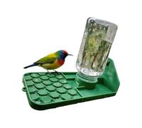 Oxxggkao Fontaine à eau résistante au soleil avec crochet sécurisé pour montage mural ou arbre - Station d'hydratation fonctionnelle pour animaux sauvages