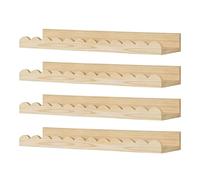 Oxxggkao Lot de 4 étagères de rangement murales en bois robuste pour chambre d'enfant