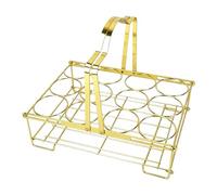 Oxxggkao Support pliable pour 12 bouteilles en métal solide Golden Vip Club Plateau de service