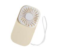 Oxxggkao Ventilateur de poche avec couvercle en, dispositif de refroidissement alimenté par batterie pour étudiants, voyageurs professionnels, ventilateur Portable pour voyage