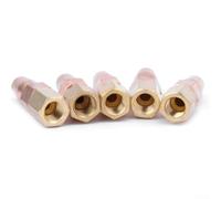 Oxy Embouts de soudage au propane, 5 buses en laiton pour chalumeau H016, chauffage multi-têtes pour divers besoins de soudage (1,1 mm)